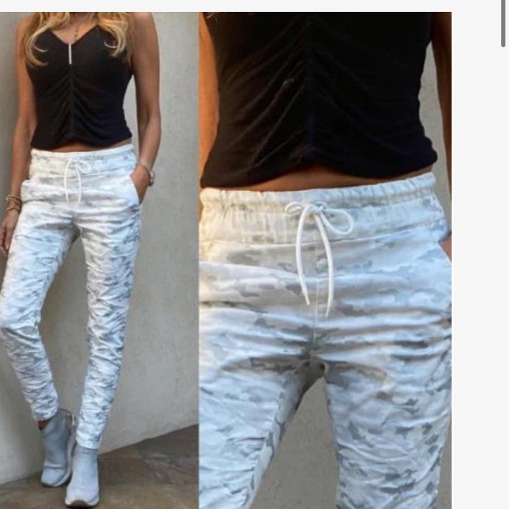 Bevy Flog White Camo Pants
